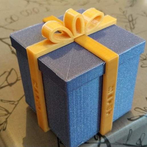 hediye kutusu ev noel oyuncak takı 3D print model - Mito3D