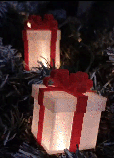 Geschenk Box Licht Birne verschiedene lull Lichter Weihnachten navidad regalo Baum Dekoration Dekoracion Deko Arbol 3d print model - Mito3D