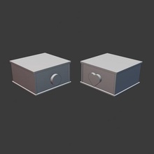 scatola regalo organizzazione di dialogo casa box cassetto cuore organizzare ordine 3d print model - Mito3D