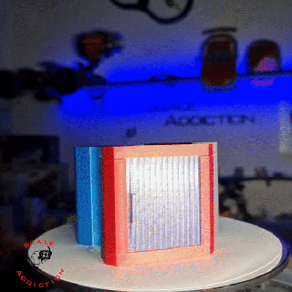 presente caixa suporte hardware joalheria rolagem cobrir bainha anel brinco útil impressão 3d print model - Mito3D