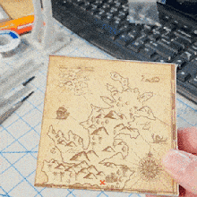 regalo tarjeta laberinto rompecabezas caja artilugio imán 3d print model - Mito3D