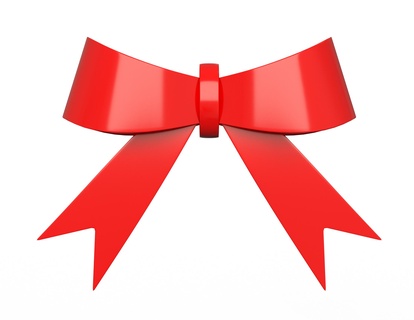 regalo cinta rojo sencillo dibujos animados nudo premio partido tira decorativo caja Navidad seda banda ruban 3d print model - Mito3D