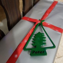 gifts tag gadget christmas tree holiday season xmas decoration gathering gift 3d print model - Mito3D