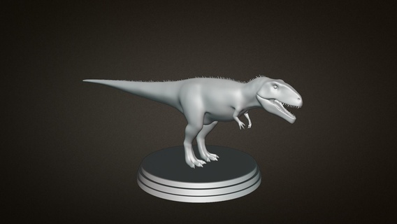 giganotossauro dinossauro 3d impressão brinquedo modelo brinquedos 3d print model - Mito3D