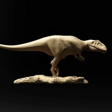 giganotosurus carolinii art jurassic world grande dino predatore meseozoic cretacic park giganotosaurus dinosauro animale giurassico parco mondo 3d print model - Mito3D