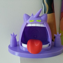 gigantamax gengar Sumpf pokemon mmu mehrfarbige Teile Kunst 3d print model - Mito3D