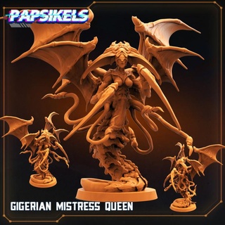 gigerian mistress queen claw alien female wing xeno 3d print model - Mito3D