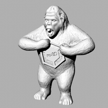 gigi gorilla game animals gigabot 3d print model - Mito3D