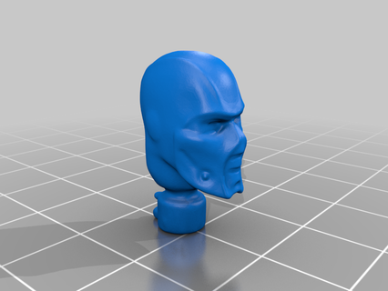 GI Joe cero cabeza gi mortal kombat juguete juego accesorios 3d print model - Mito3D