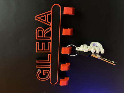 gilera Schlüssel Halter Unterstützung moto Motorrad Zubehör 3d print model - Mito3D