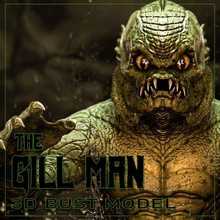 branchie homme monstersquad créature creaturefromtheblacklagoon Gillman monstre universel 3d print model - Mito3D