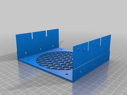 gille pc ventilo pc fan grill  3d print model - Mito3D