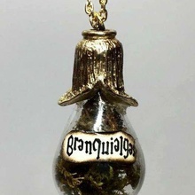 gillyweed potion harry potter art keychain magic bottle pendant 3d print model - Mito3D