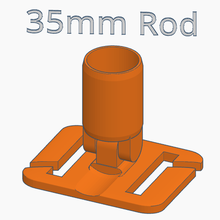 cardán cinturón soporte pescar varilla 3d print model - Mito3D