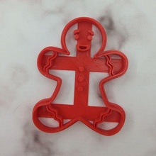 ginger cutter cookies cut cutting christmas decoration 3d print model - Mito3D