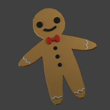 ginger man cookie cutter galletas gingerbread mold silicone kitchen_dining 3d print model - Mito3D