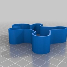 pan jengibre Galleta cortador molde sketchup 3d print model - Mito3D