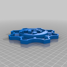 gingerbread cookie cutter - gears war style 3d print model - Mito3D