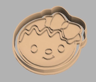 zencefilli çörek kurabiye kesici Noel çete ev zencefil 3d print model - Mito3D