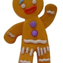 gingerbread cookie cutter gingerman ginger shrek 3d print model - Mito3D
