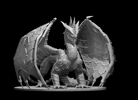 gingerbread dragon game toy 3d print model - Mito3D