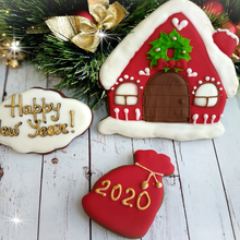 gingerbread house cookie cutter santa claus christmas kitchen tools gift new year 3d print model - Mito3D