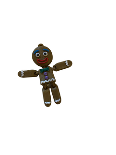 gingerbread keychain 3d print model - Mito3D