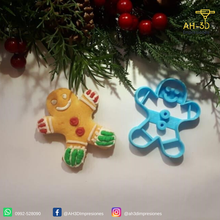 gingerbread man cookie cutter cookiecutter bake kitchen tool utensils fondant biscuit sharp baking christmas weihnachten xmas 3d print model - Mito3D
