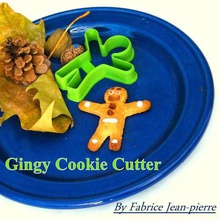 gingy cookie cutter home gingerbread shrek character xmas christmas holiday time man kitchen emporte piece biscuit 3d print model - Mito3D