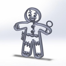 gingy cookie cutter vari 3d print model - Mito3D