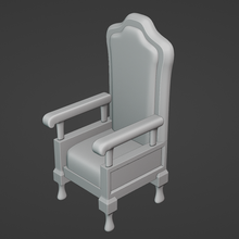 jours Jeanne patron fauteuil 3d print model - Mito3D