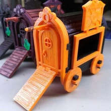 gipsy wagon 28 mm darkest dungeon tribute 3d printing game 28mm age sigmar dungeons dragons fantasy frostgrave malifaux scenery tabletop warhammer toy accessories 3d print model - Mito3D