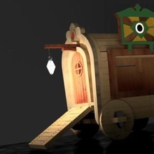 gipsy wagon 28 mm darkest dungeon tribute game age sigmar dungeons dragons fantasy frostgrave gaming lasercut malifaux miniature roleplay rpg scenery tabletop terrain wargame warhammer toy accessories 3d print model - Mito3D