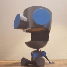 gır hoparlörler gadget ses kutusu çizgi film ınvader zim hoparlör robot 3d print model - Mito3D