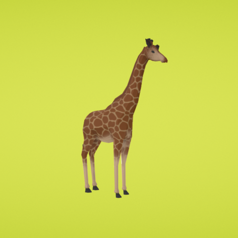 la jirafa juego 3D print model - Mito3D