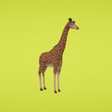 girafa jogo 3d print model - Mito3D