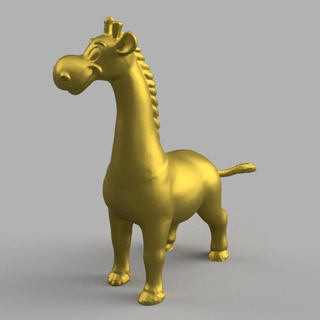 girafa animal brinquedo Fazenda Natal veado 3d print model - Mito3D