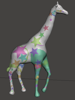 girafa mascote animal 3d print model - Mito3D