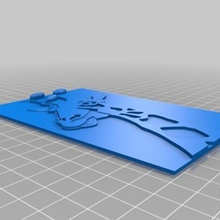 giraffe Kunst 3d print model - Mito3D