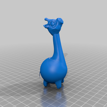girafa bola desenho animado esculturas 3d print model - Mito3D