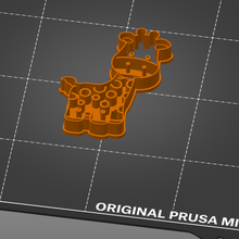 girafa biscoito cortador 3d print model - Mito3D