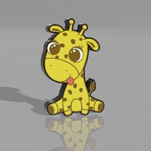 Giraffe Lampe 3d print model - Mito3D