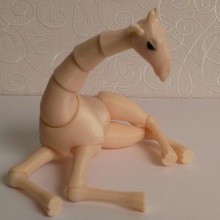 girafe bjd divers jouet articulé animal 3d print model - Mito3D