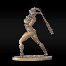 fille anime11 art figure femme imprimable Humain miniature statue déco miniatures figurines sculpture 3d print model - Mito3D