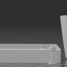 girl bath tray 3d print model - Mito3D