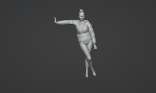 ragazza macchina pendente modello 10 moda figura sport diorama femmina magra donna giocatore uomo maschio 3d print model - Mito3D