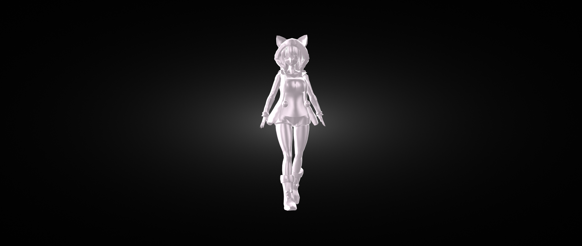 girl cat costume catcostume 3d print stl 3D print model - Mito3D