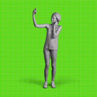 Mädchen Zelle Diorama Frau Stehen Druckguss 1 64 Körper 32 Attrappe Lehrmodell Simulation Miniatur Miniaturen Figuren 3d print model - Mito3D