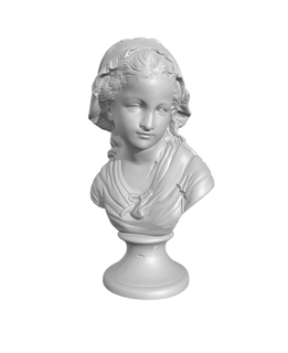 girl face statue stl anima print scan sculpt sculpture home design homedesign 3d print model - Mito3D