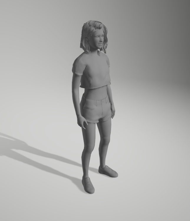 niña figura mujer escultura 3D print model - Mito3D
